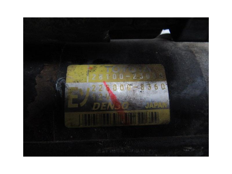 Recambio de motor arranque : toyota yaris : 1.0 g 5p [1999] para toyota yaris 1.0 g referencia OEM IAM 28100-23030  