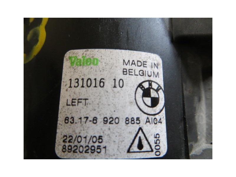 Recambio de antiniebla izdo : bmw x5 : 3.0 d - 30-6d-2 d (217,60cv) 6v 5p [2005] para bmw x5 3.0 d - 30-6d-2 d 6v referencia OEM