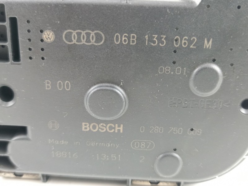 Recambio de caja mariposa para audi a4 avant (8e) 1.8 20v turbo referencia OEM IAM 06B133062M 0280750009 