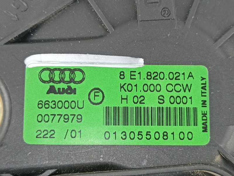 Recambio de motor calefaccion para audi a4 avant (8e) 1.8 20v turbo referencia OEM IAM 8E1820021A K01000CCW 