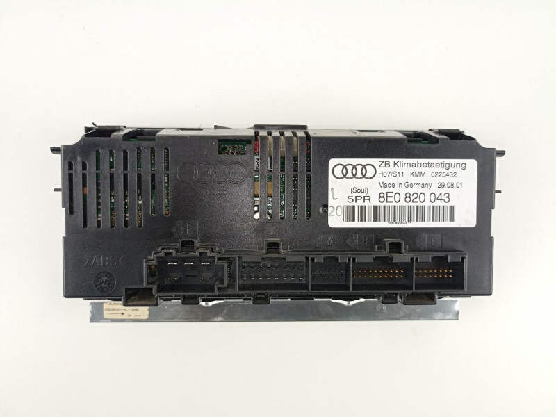 Recambio de mandos calefaccion aire para audi a4 avant (8e) 1.8 20v turbo referencia OEM IAM 8E0820043  