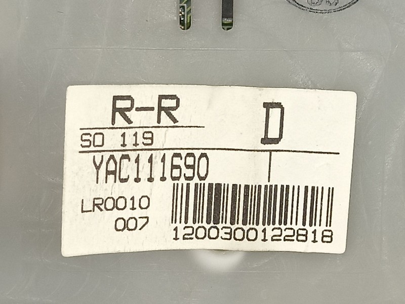Recambio de cuadro instrumentos para land rover range rover (lp) 2.5 dt (100kw) referencia OEM IAM YAC111690  