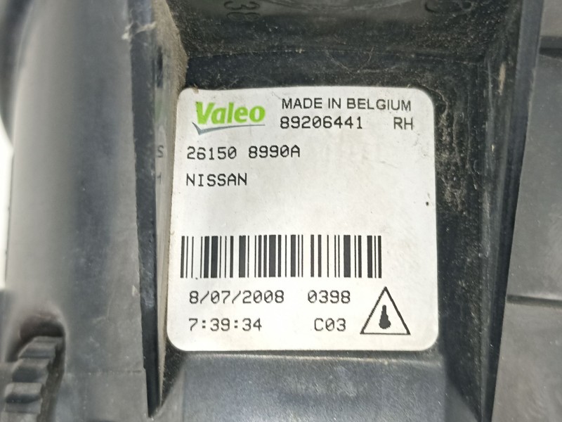 Recambio de antiniebla derecho para renault koleos privilege referencia OEM IAM 261508990A 89206441 