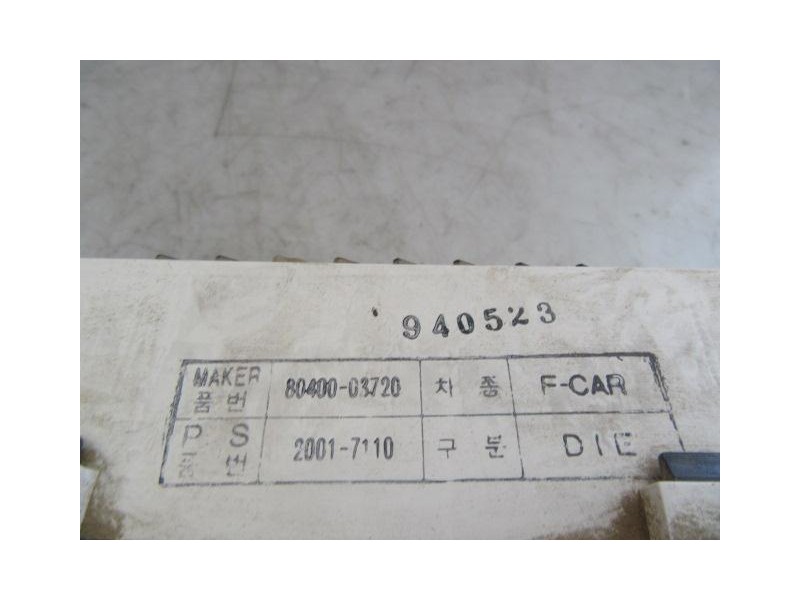 Recambio de cuadro instrumentos : ssangyong family : 2.5 d -xd3p (68cv) 5p [1994] para ssangyong family 2.5 d -xd3p referencia O