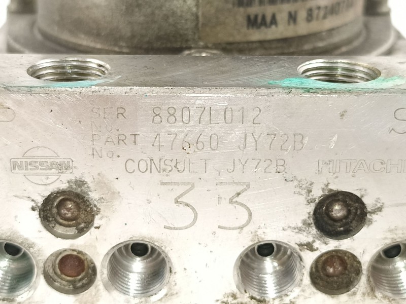 Recambio de abs para renault koleos privilege referencia OEM IAM 47660JY72B  