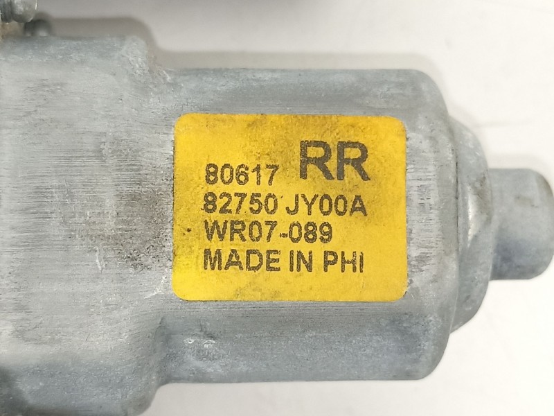 Recambio de elevalunas trasero derecho para renault koleos privilege referencia OEM IAM 82750JY00A  82700JY