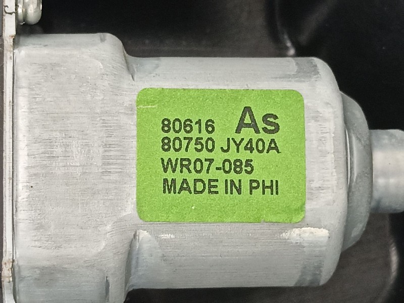 Recambio de elevalunas delantero derecho para renault koleos privilege referencia OEM IAM 80750JY40A  80770JY