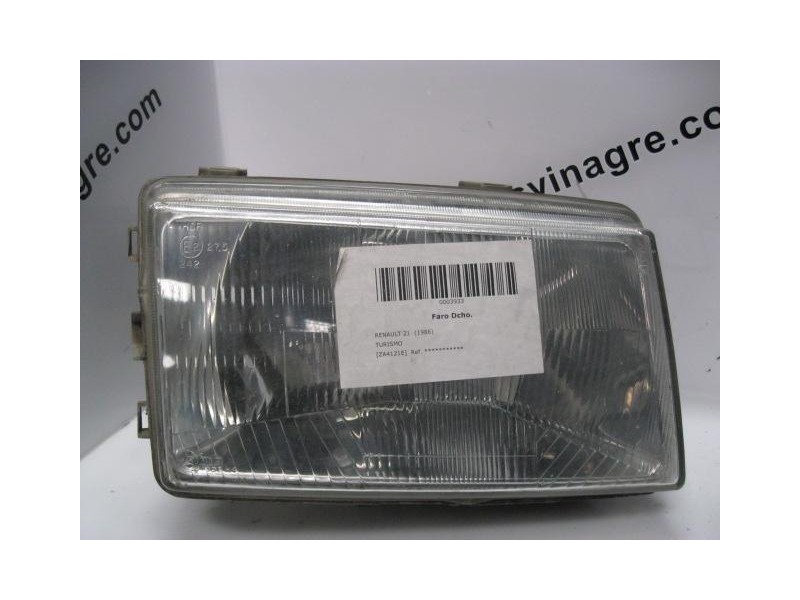 Recambio de faro dcho. : renault 21 : turismo [1986] para renault 21 turismo referencia OEM IAM   