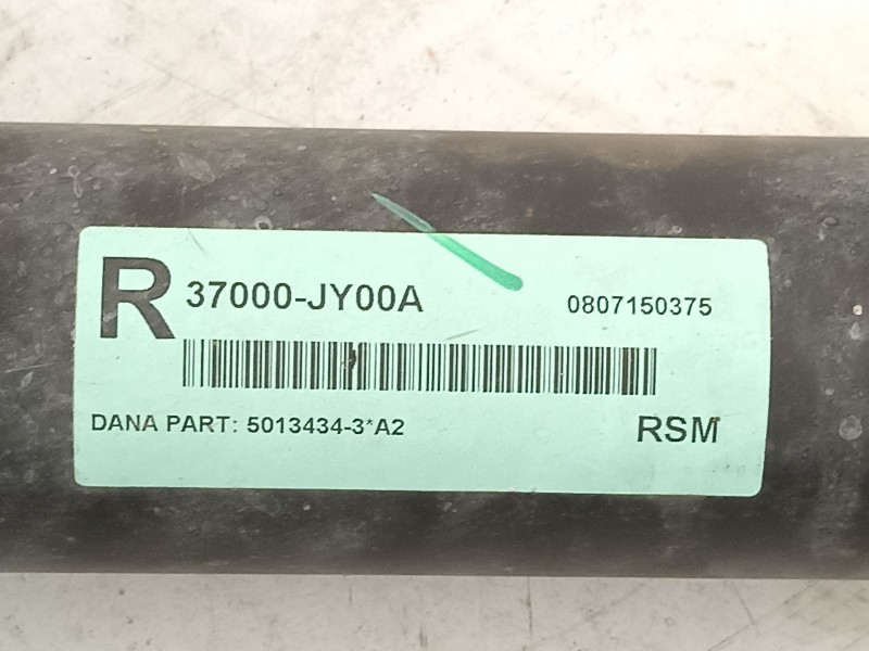 Recambio de transmision central trasera para renault koleos privilege referencia OEM IAM 37000JY00A  