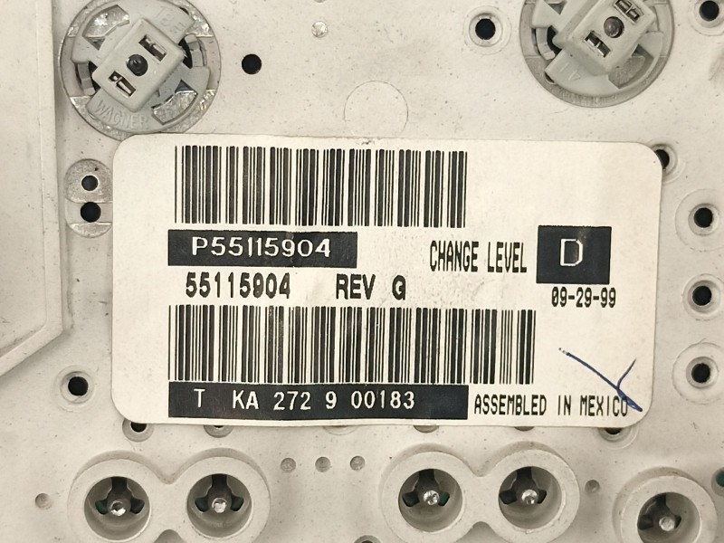 Recambio de mandos calefaccion aire para jeep gr.cherokee (wj/wg) 3.1 td cat referencia OEM IAM 55115904  