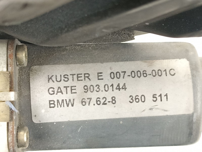Recambio de elevalunas trasero derecho para bmw 525 2.5 g -25-6s-5g referencia OEM IAM 8252430 9030144 