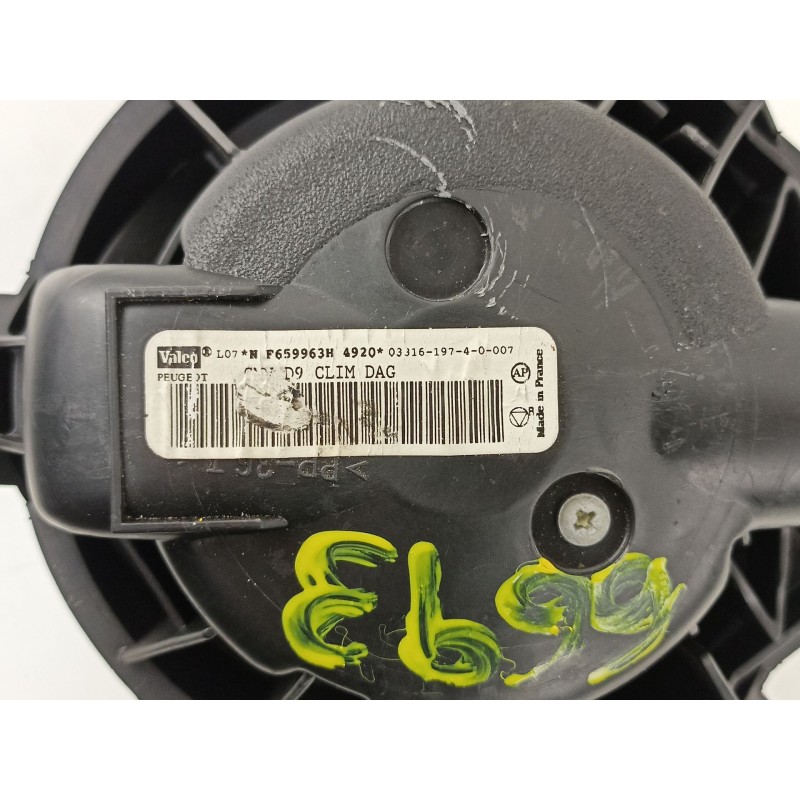 Recambio de motor calefaccion para peugeot 607 2.2 d referencia OEM IAM 6441K9 GMVD9 F659963H