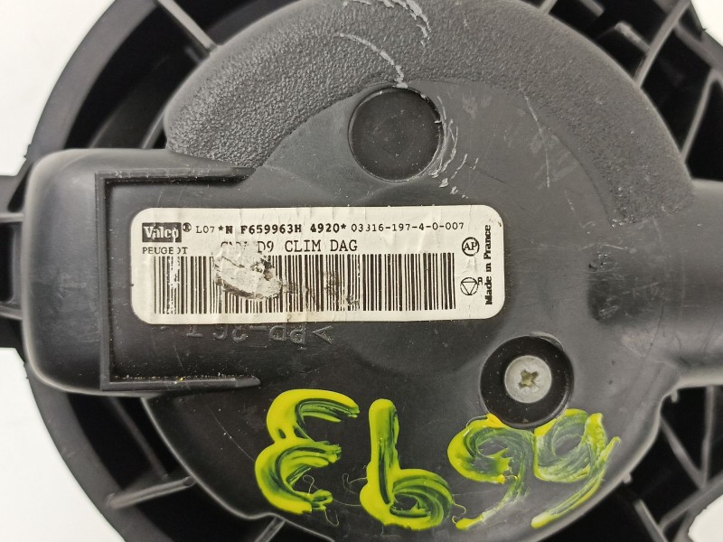 Recambio de motor calefaccion para peugeot 607 2.2 d referencia OEM IAM 6441K9 GMVD9 F659963H