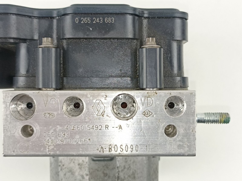 Recambio de abs para renault captur 1.5 dci automatico referencia OEM IAM 476605492R 269633 