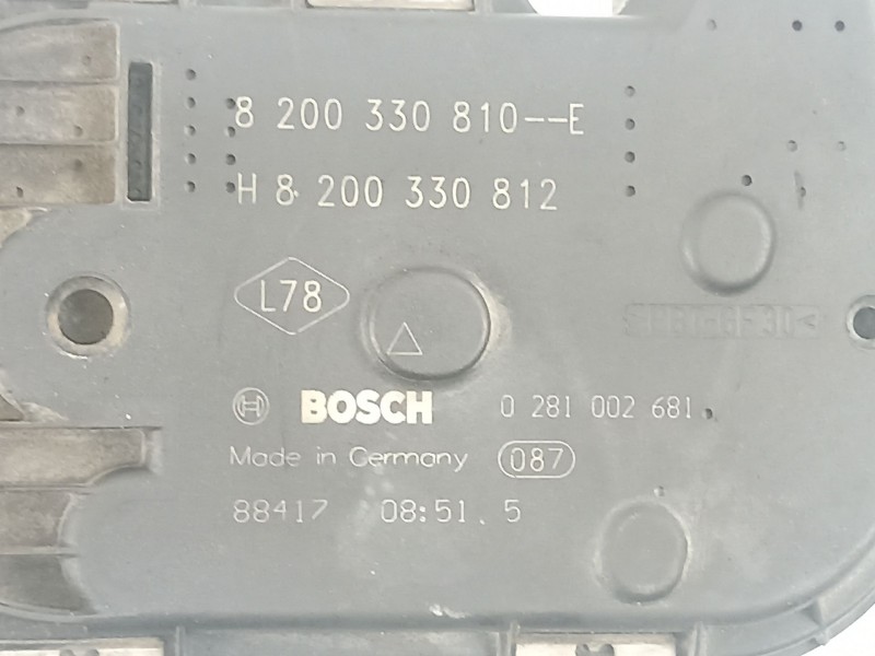 Recambio de caja mariposa para renault koleos privilege referencia OEM IAM 8200330810E 0281002681 H8200330812