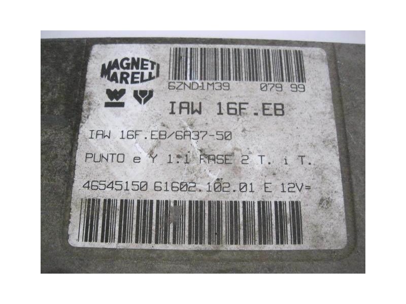 Recambio de centralita : fiat punto : 1.1g 176b2.000gasolina sp(54,4cv)3p [1999] para fiat punto 1.1g 176b2.000gasolina sp(54,4c