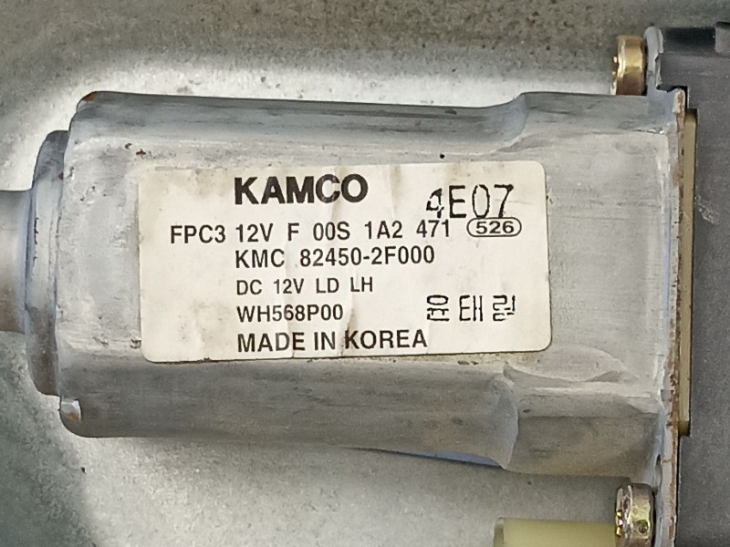 Recambio de elevalunas delantero izquierdo para kia cerato 2.0 crdi referencia OEM IAM 824702F020 WH568P00 824502F000