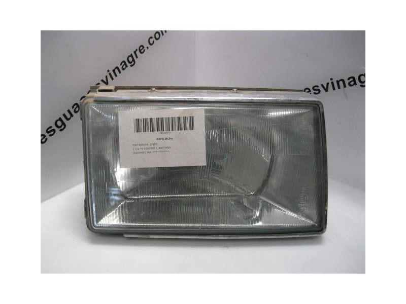 Recambio de faro dcho. : fiat regata : 1.3 g 70 confort (149a7000) [1989] para fiat regata 1.3 g 70 confort (149a7000) referenci