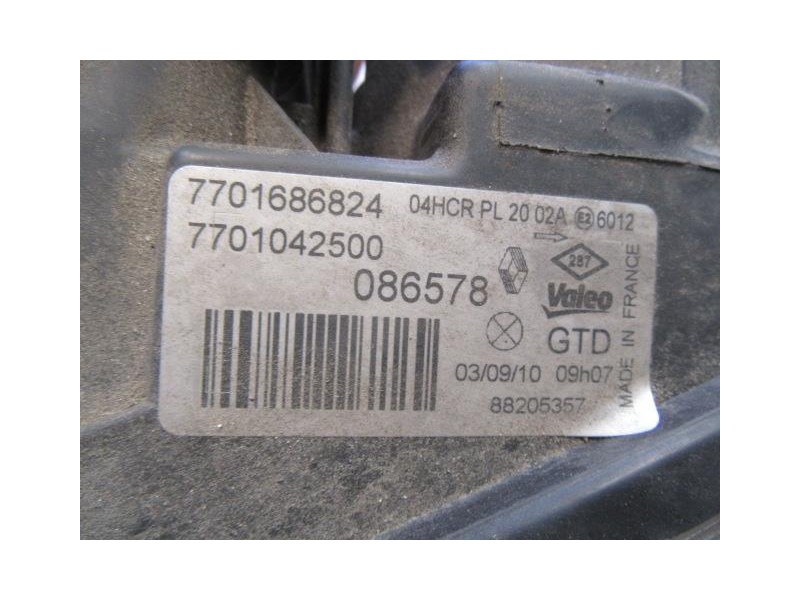 Recambio de faro izq. : renault safrane : 1.9 g (135,96cv) [1998] para renault safrane 1.9 g referencia OEM IAM 7701042500  