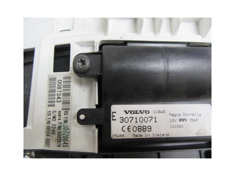 Recambio de cuadro instrumentos : volvo v50 : 2.0 hdi (136cv)ranchera 5p [2006] para volvo v50 2.0 hdi ranchera referencia OEM I