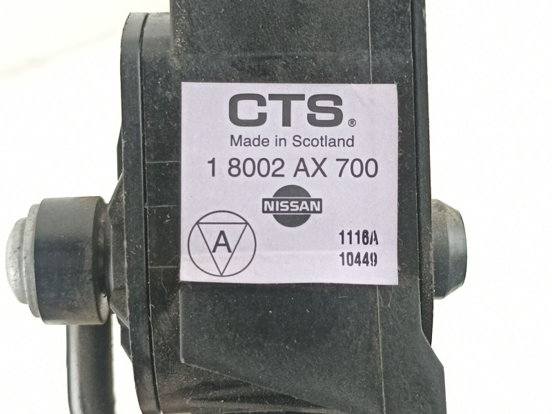 Recambio de potenciometro aceleracion para nissan note (e11e) 1.4 cat referencia OEM IAM 18002AX700  