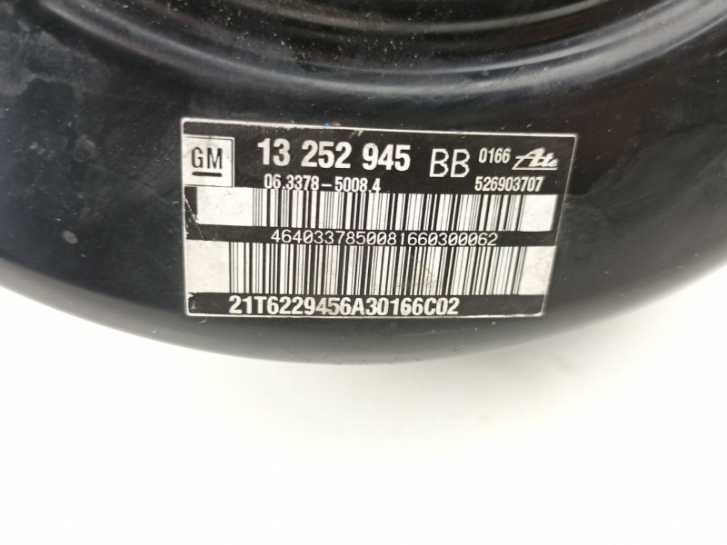 Recambio de servofreno chevrolet cruze 20 tdi vcdi 16v z20s1d12512cv 2010 para chevrolet cruze 2.0 tdi vcdi 16v- z20s1-d referen