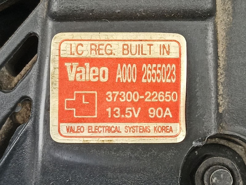 Recambio de alternador para hyundai accent (lc) 1.3 cat referencia OEM IAM 3730022650 A0002655023 