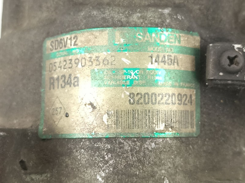 Recambio de compresor aire acondicionado para nissan micra (k12e) visia referencia OEM IAM 8200220924  