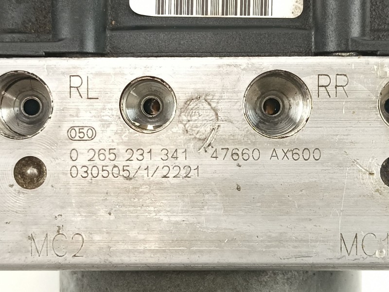Recambio de abs para nissan micra (k12e) visia referencia OEM IAM 47660AX600 0265231341 