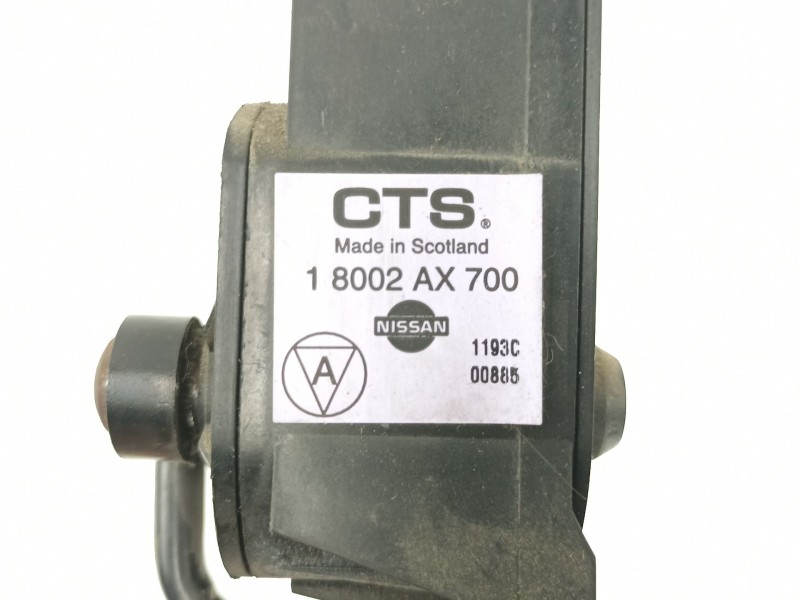 Recambio de potenciometro aceleracion para nissan micra (k12e) visia referencia OEM IAM 18002AX700  
