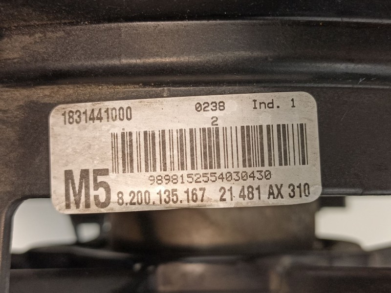 Recambio de electroventilador para nissan micra (k12e) visia referencia OEM IAM 21481AX310 1831441000 8200135167