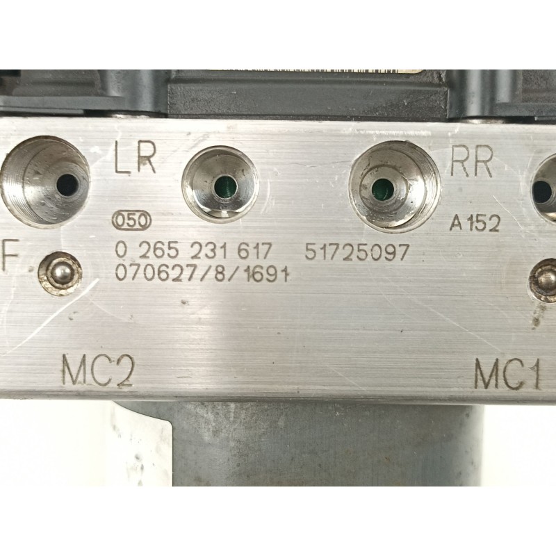 Recambio de abs para citroen jumper furgon 33 l2 2.2 hdi/-100 referencia OEM IAM 51725097 0265231617 