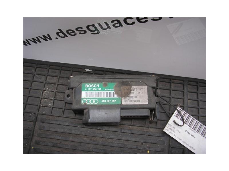 Recambio de centralita : audi 80 : 2.3 diesel [1992] para audi  80 2.3 diesel referencia OEM IAM 0-227-400-192-BOSCH  