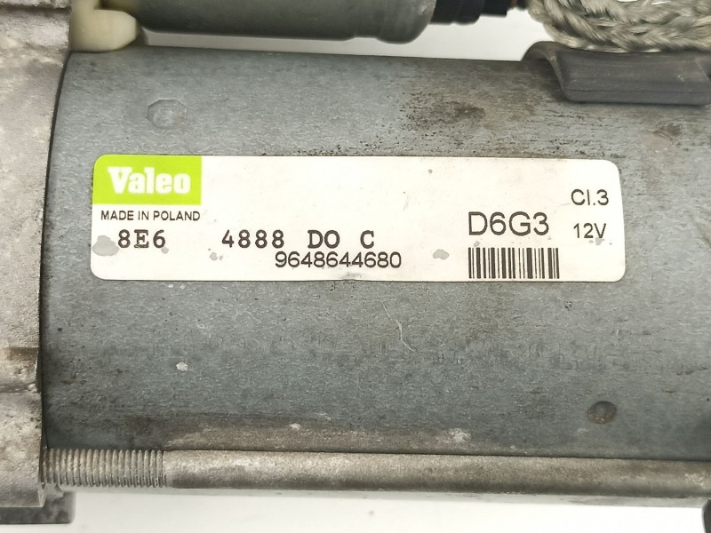 Recambio de motor arranque para citroen c4 1.6 g referencia OEM IAM 9648644680  