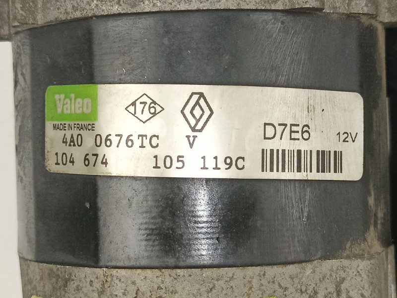 Recambio de motor arranque para renault scenic (ja..) 1.6 16v referencia OEM IAM 7711134530 D7E6 