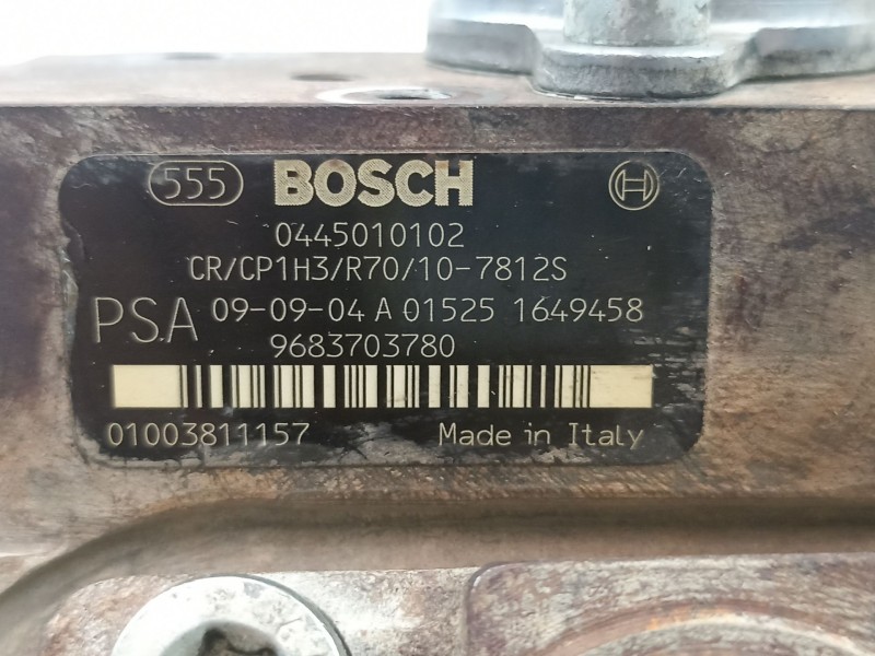 Recambio de bomba inyectora diesel para peugeot bipper tepee basis referencia OEM IAM 9683703780 0445010102 1920HT