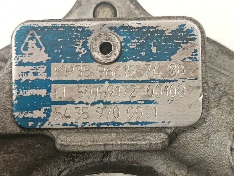 Recambio de turbo para peugeot bipper tepee basis referencia OEM IAM 0375N6  54359700021