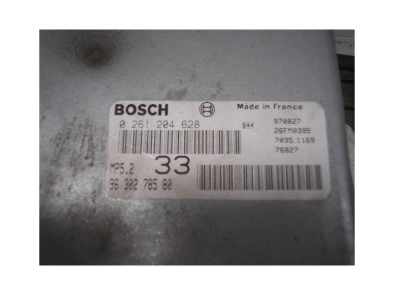 Recambio de centralita : peugeot 306 : 1.6 g/nfz (88,4cv) 4p [1998] para peugeot 306 1.6 g/nfz  4p referencia OEM IAM 0261204628