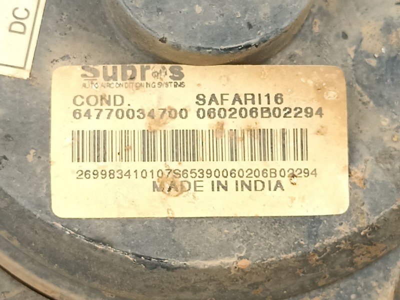 Recambio de electroventilador para tata safari 3.0 td referencia OEM IAM 64770034700  