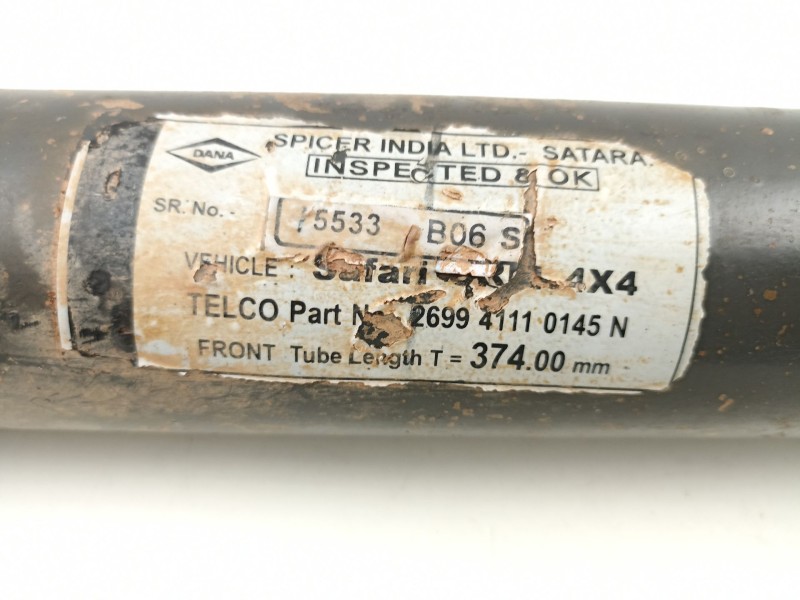 Recambio de transmision central delantera para tata safari 3.0 td referencia OEM IAM 269941110145N  