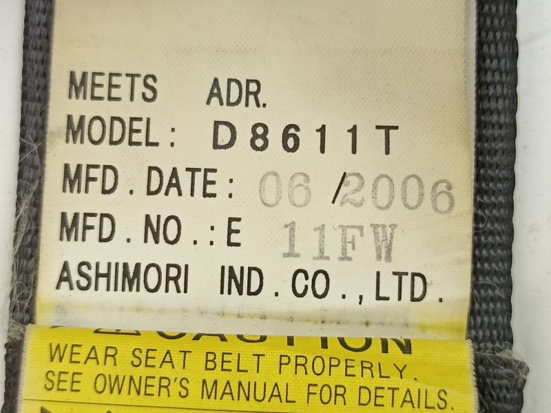 Recambio de cinturon seguridad trasero central para daihatsu sirion (m3..) referencia OEM IAM D8611T  