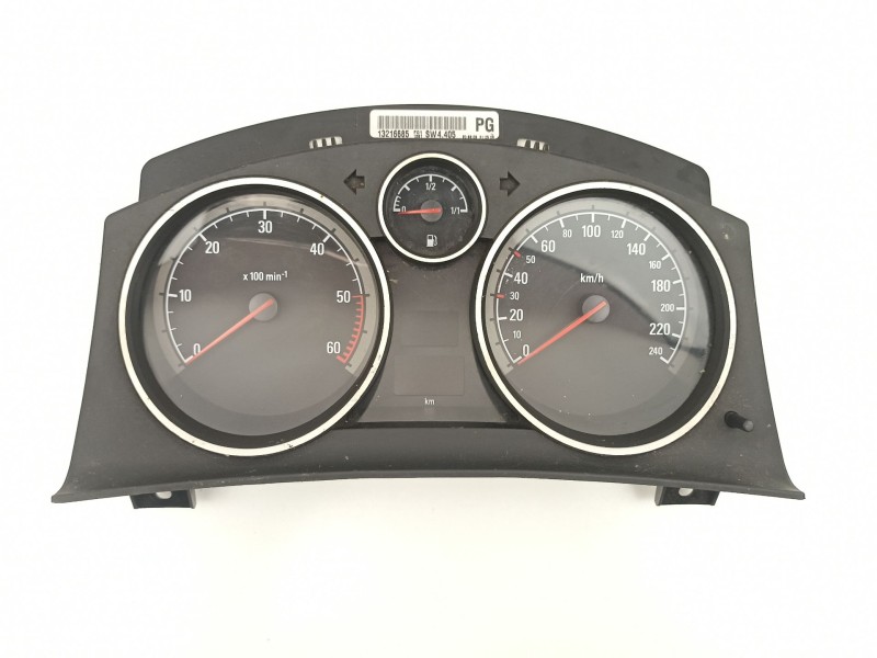 Recambio de cuadro instrumentos para opel zafira 1.9 td z19dt referencia OEM IAM 13216685  