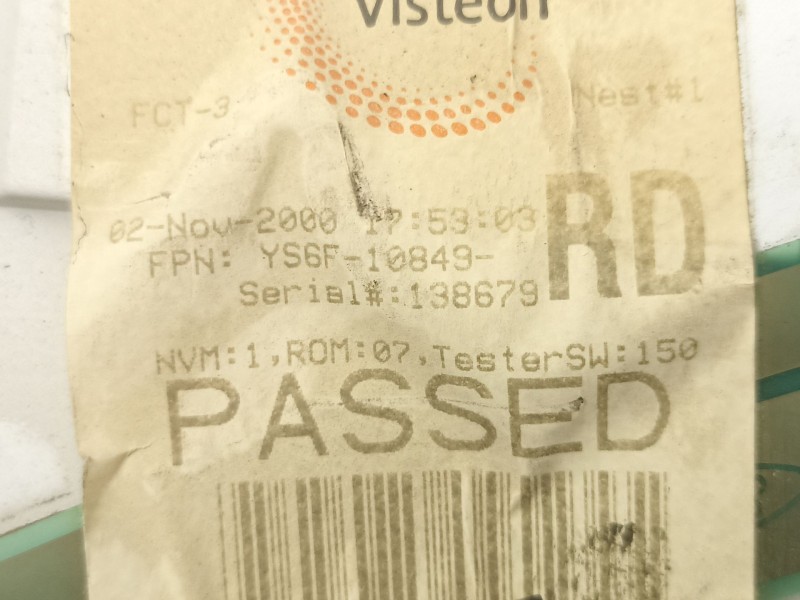 Recambio de cuadro instrumentos para ford fiesta iv (ja_, jb_) 1.3 i referencia OEM IAM YS6F10849RD  