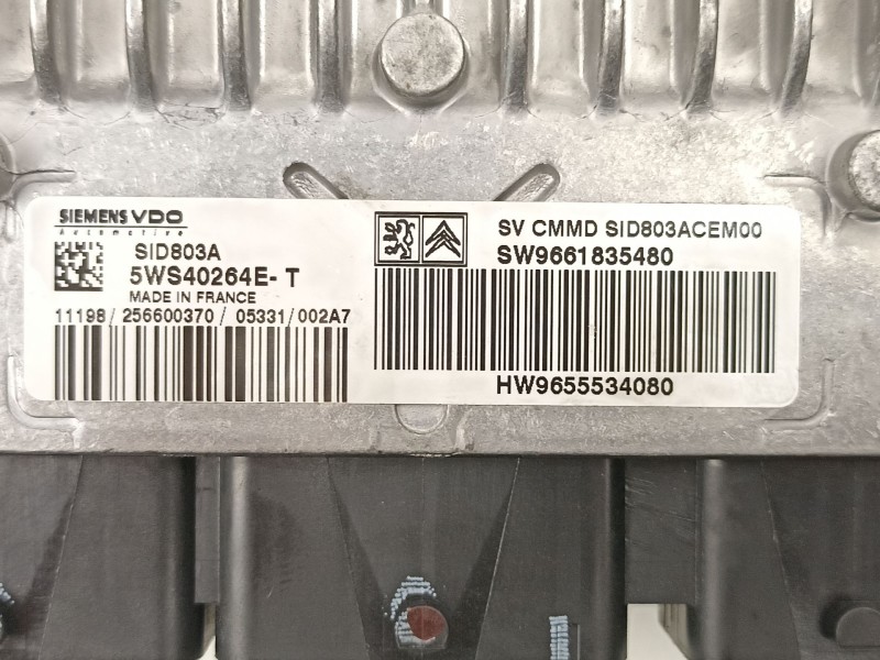 Recambio de centralita para peugeot 407 sw 2.0 hdi d-rhr 6velocidades referencia OEM IAM 5WS40264ET SID803A 