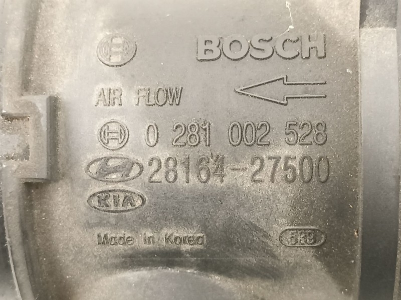 Recambio de caudalimetro para hyundai accent sedán (lc) 1.5 crdi referencia OEM IAM 2816427500 0281002528 