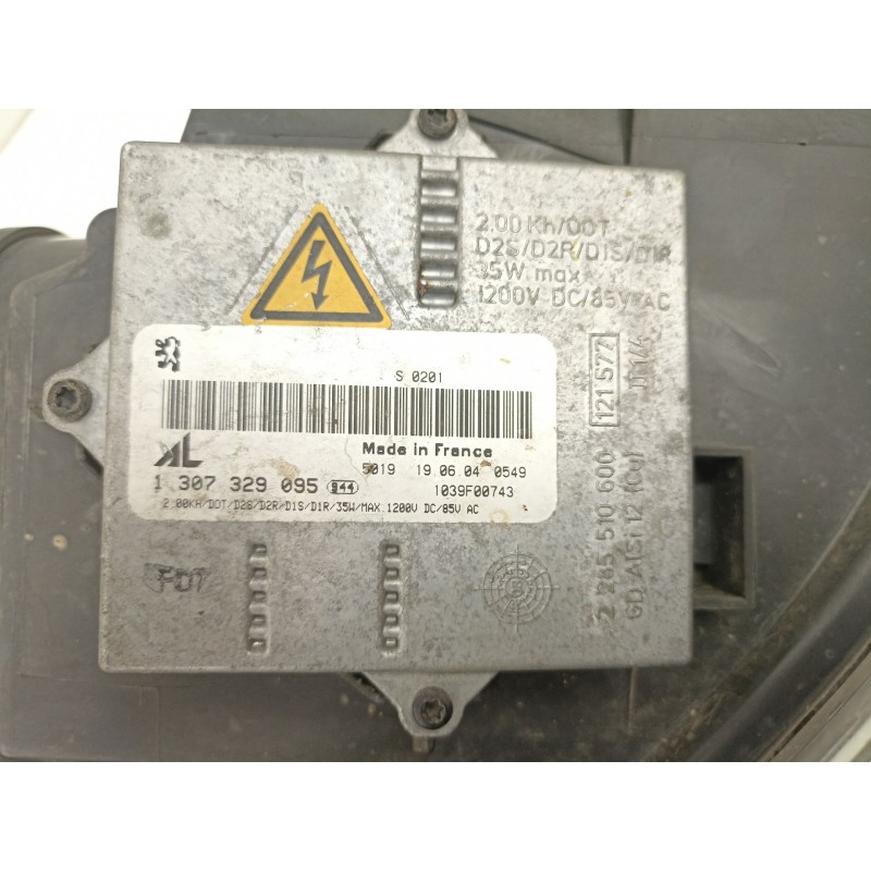 Recambio de faro izquierdo para peugeot 407 2.0 16v hdi cat (rhr / dw10bted4) referencia OEM IAM 9641944280 0301213273 