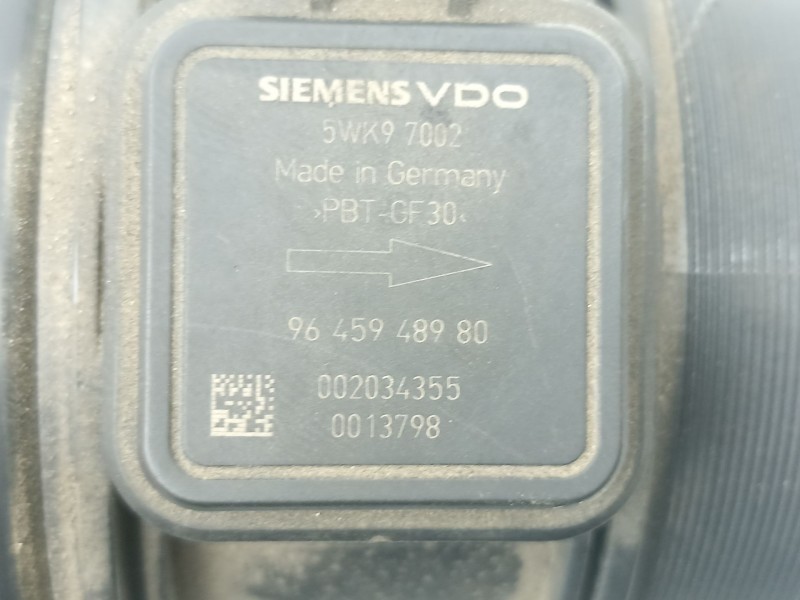 Recambio de caudalimetro para peugeot 407 2.0 16v hdi cat (rhr / dw10bted4) referencia OEM IAM 9645948980 5WK97002 