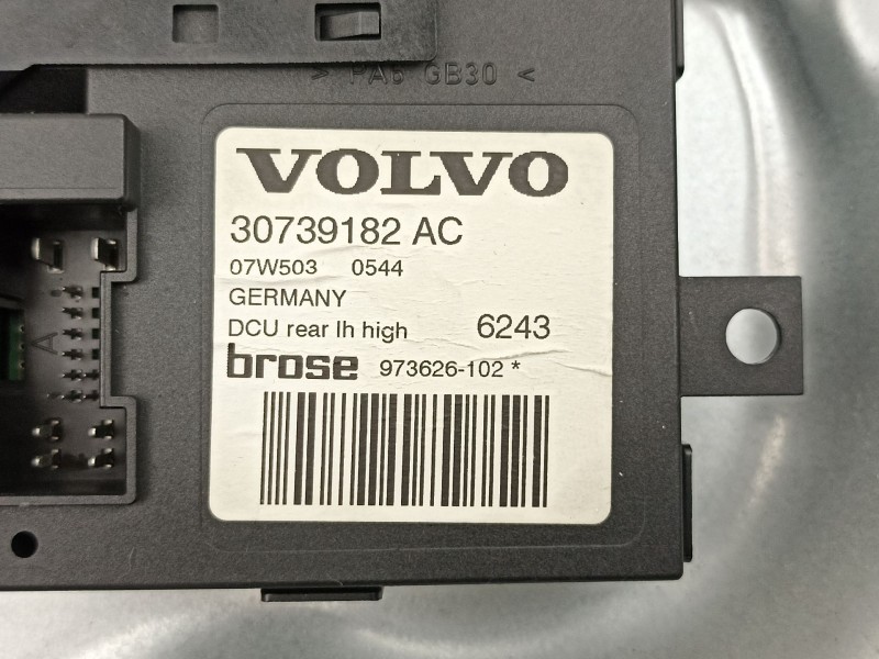 Recambio de elevalunas trasero izquierdo para volvo v50 familiar 2.0 d kinetic referencia OEM IAM 30739182AC  31253515