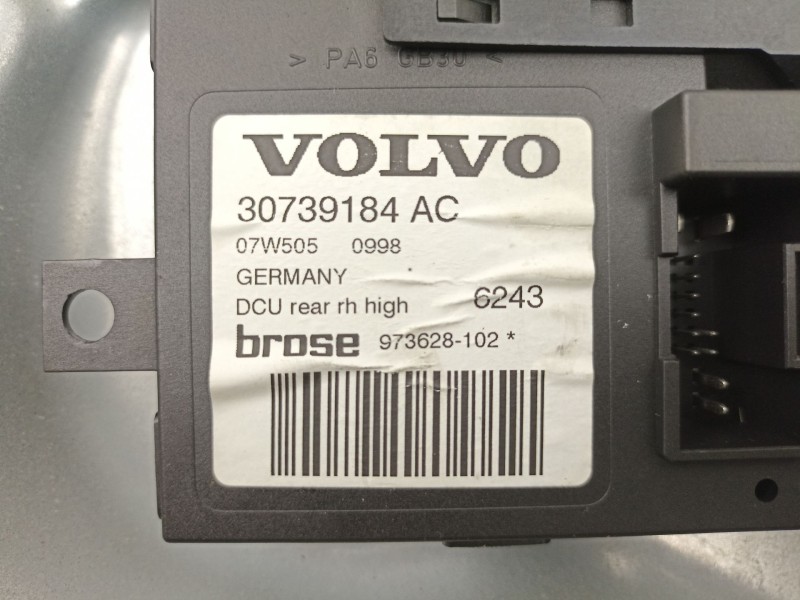 Recambio de elevalunas trasero derecho para volvo v50 familiar 2.0 d kinetic referencia OEM IAM 30739184AC  31253516