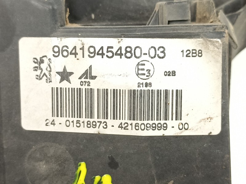 Recambio de antiniebla derecho para peugeot 407 2.0 16v hdi cat (rhr / dw10bted4) referencia OEM IAM 9641945480  